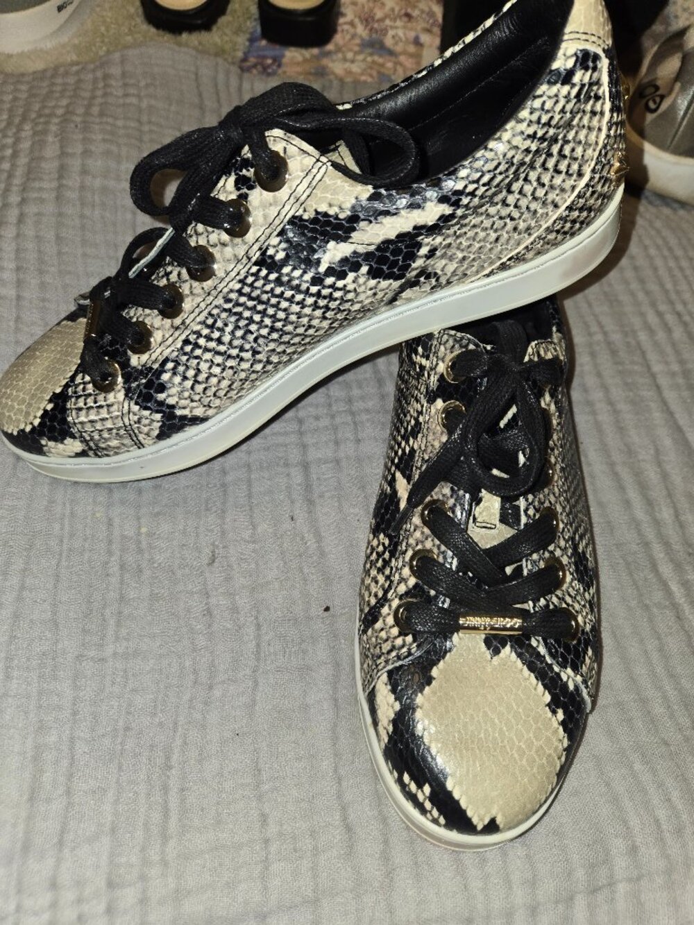 Jimmy Choo Rome Snakeskin low-top sneakers